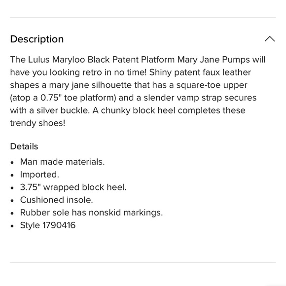 Lulu’s Mary Lou, Black wedge size 10 brand new inbox - Picture 4 of 6